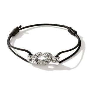 John Hardy Love Knot Black Cord Bracelet